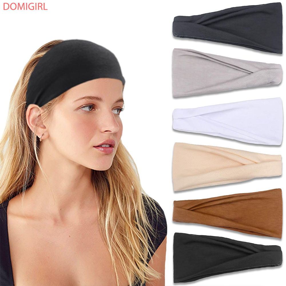 Stretch Strap Yoga - New Solid Color Elastic Hair Band