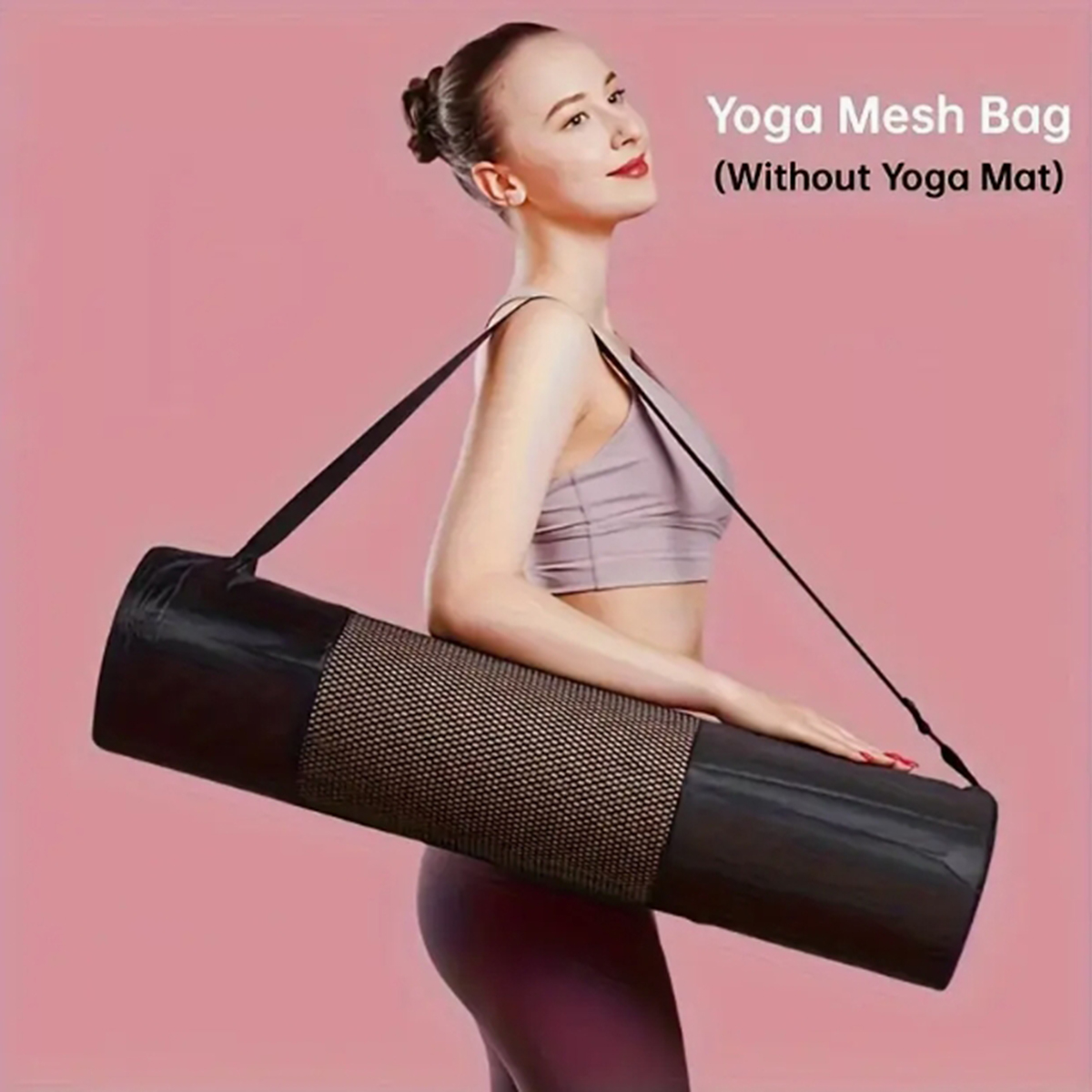 Yoga Mat For Fitness - 1 Breathable Yoga Mat Storage Mesh
