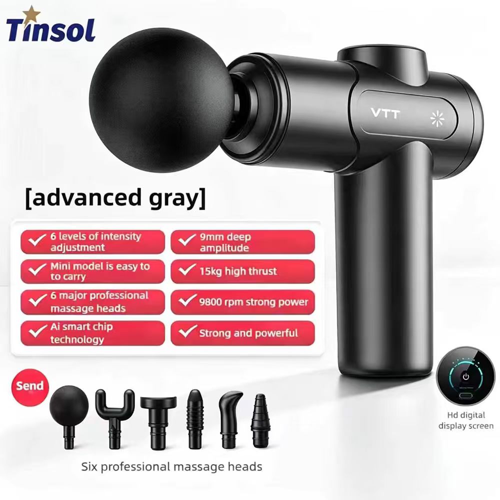 Vibration Massage Gun - TINSOL Electric Fascia Gun Deep Tissue