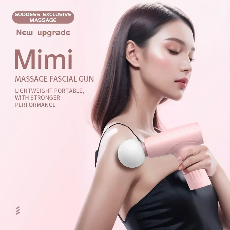 Muscle Mini Pink Massage Gun D - đánh giá và giá Vibration Massage Gun