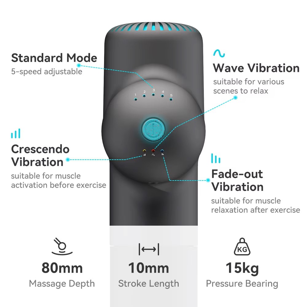 Booster Massage Gun Electric N - đánh giá và giá Vibration Massage Gun