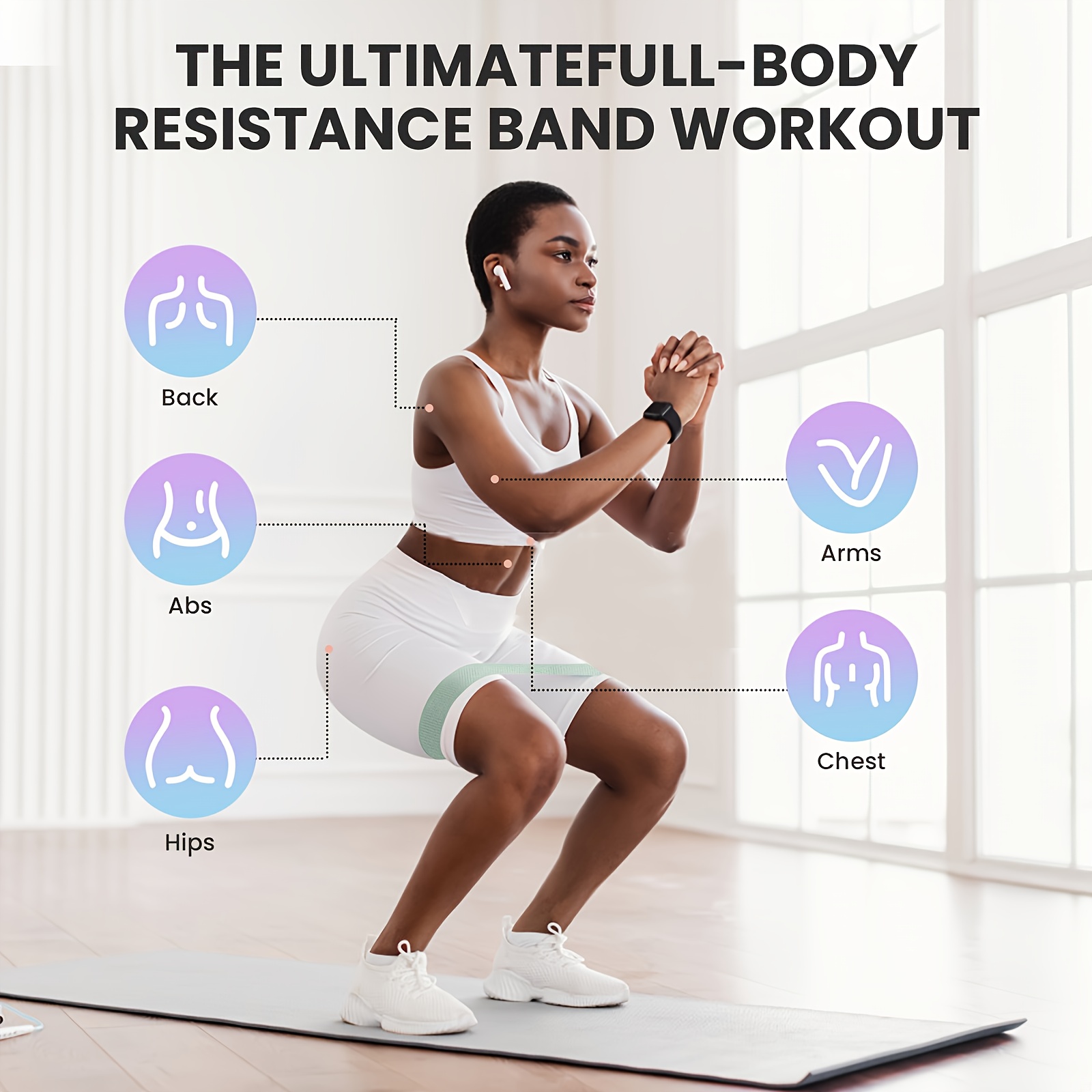 Fitness Resistance Bands with  - đánh giá và giá Yoga Fitness Studio
