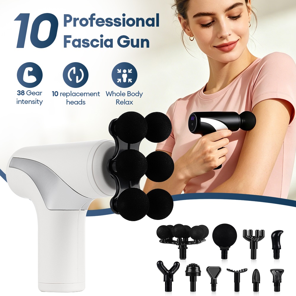Portable Massage Gun 38 Gears  - đánh giá và giá Vibration Massage Gun