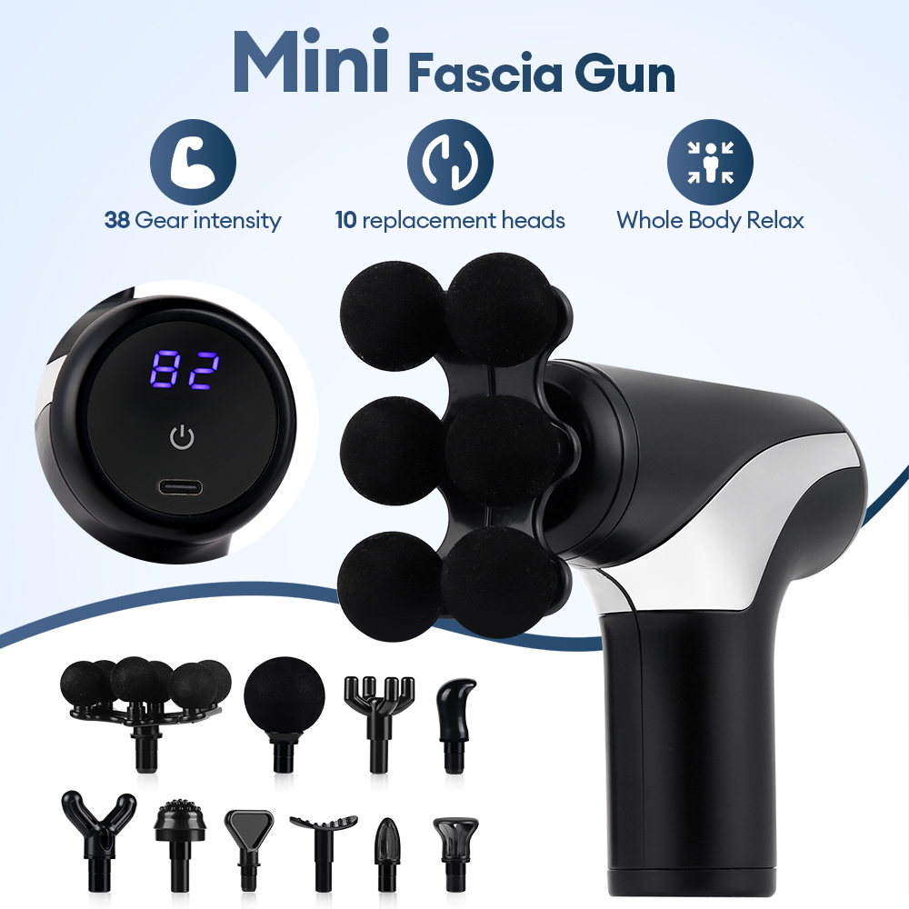 Portable Massage Gun 38 Gears  - đánh giá và giá Vibration Massage Gun