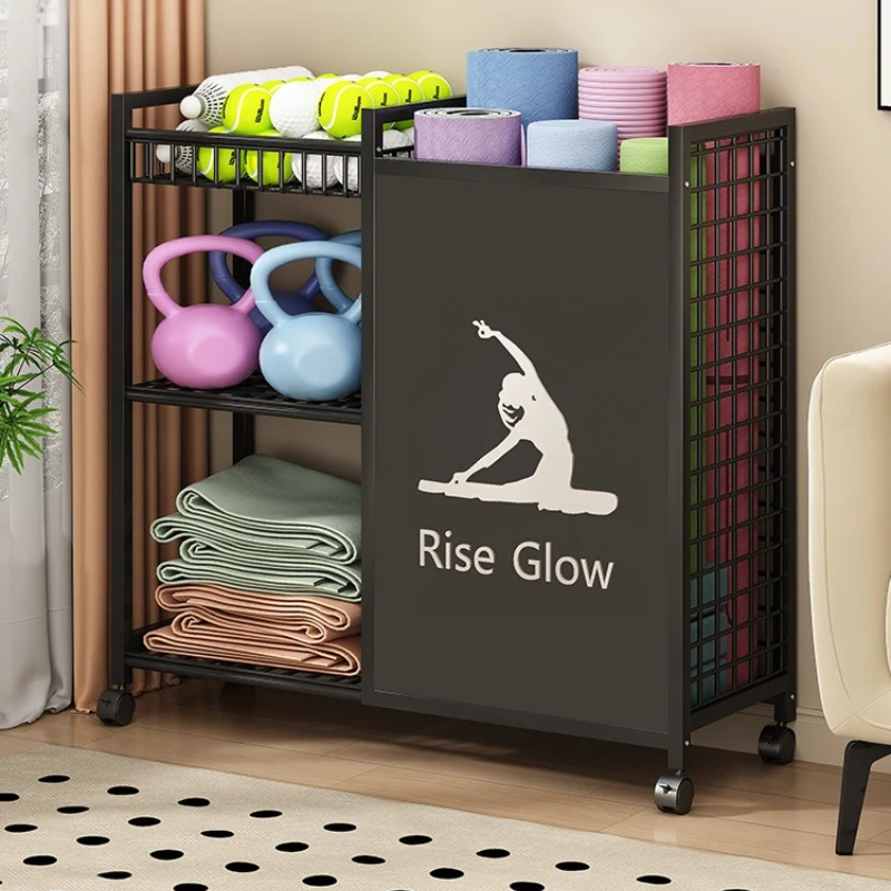 Mobile Fitness Cart with Wheel - đánh giá và giá Yoga Fitness Studio