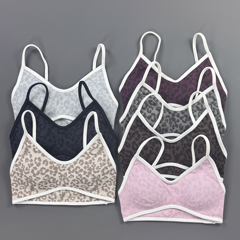 Sports Bra Women Leopard Print - đánh giá và giá Stretch Strap Yoga