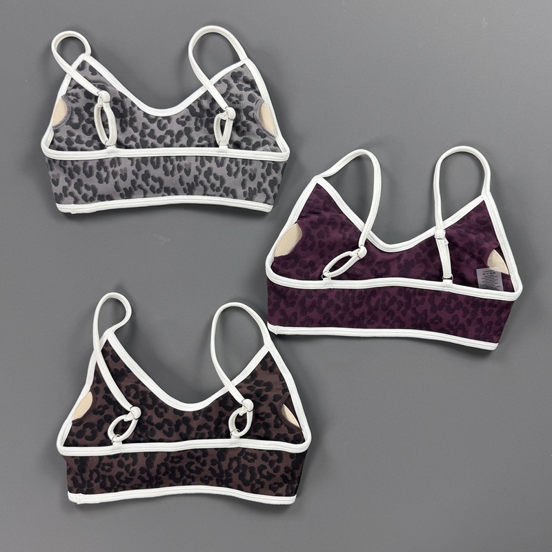 Sports Bra Women Leopard Print - đánh giá và giá Stretch Strap Yoga