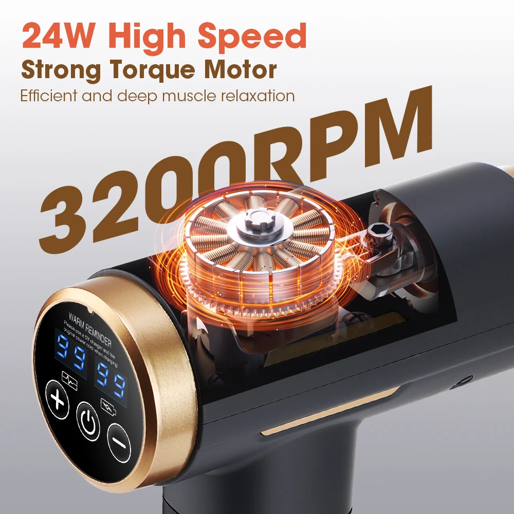Electric Fascia Gun 24W 99 Gea - đánh giá và giá Vibration Massage Gun