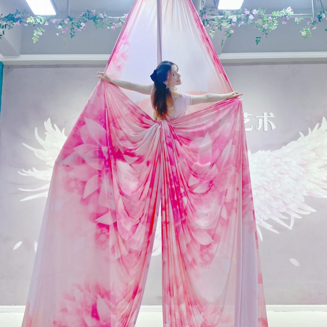 10m Aerial silks Ombre Aerial  - đánh giá và giá Yoga Fitness Studio