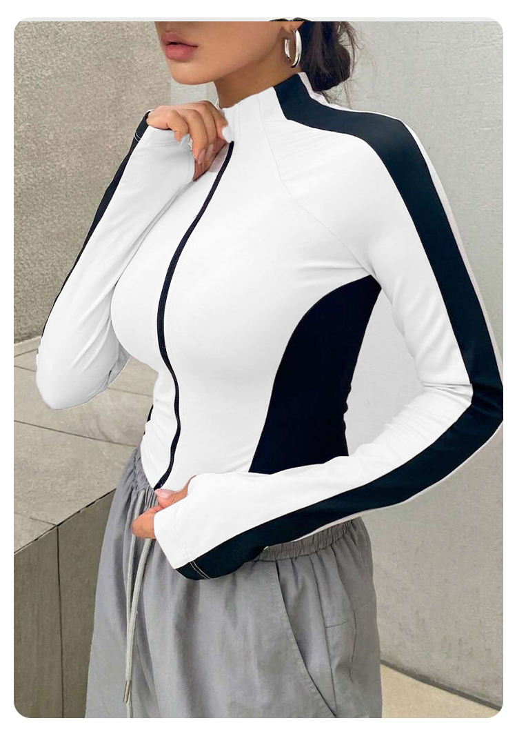 Yoga Clothes Stand Up Collar J - đánh giá và giá Fitness Yoga
