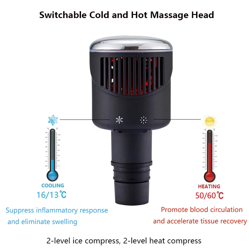 New Heat-Cold Fascia Gun Massa - đánh giá và giá Vibration Massage Gun