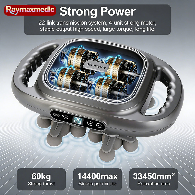 Raymax 22-Head Fascia Gun High - đánh giá và giá Vibration Massage Gun