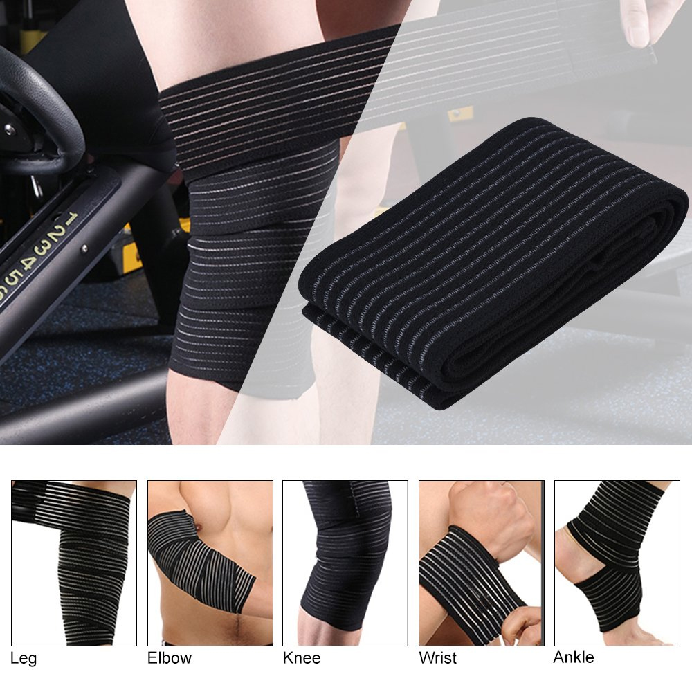 1PCS 40-300cm Compression Band - đánh giá và giá Knee Sleeve Compression