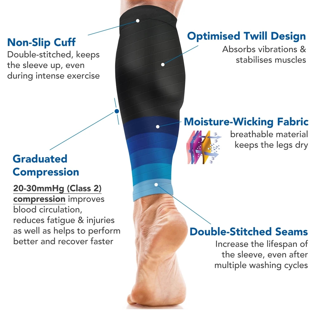 1Pair Calf Compression Sleeve  - đánh giá và giá Knee Sleeve Compression