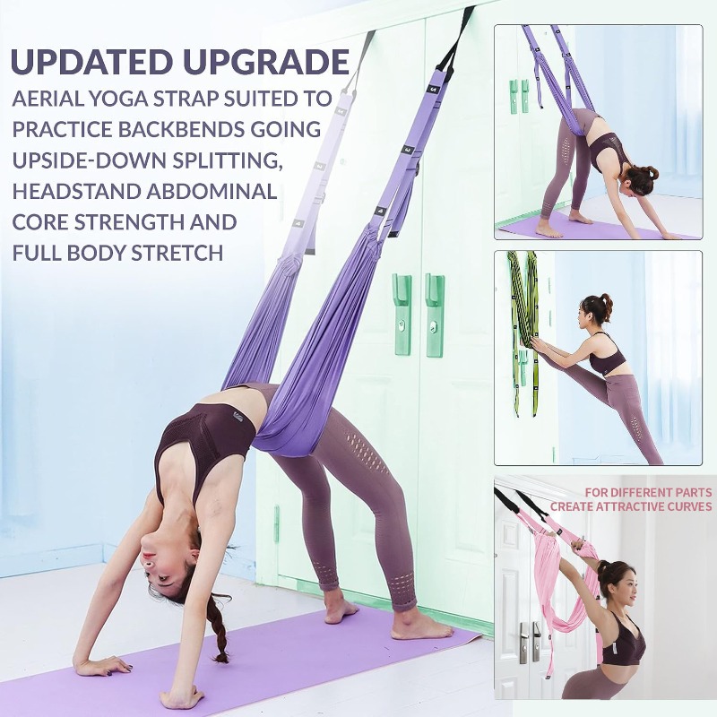 Adjustable Aerial Yoga Hammock - đánh giá và giá Stretch Strap Yoga