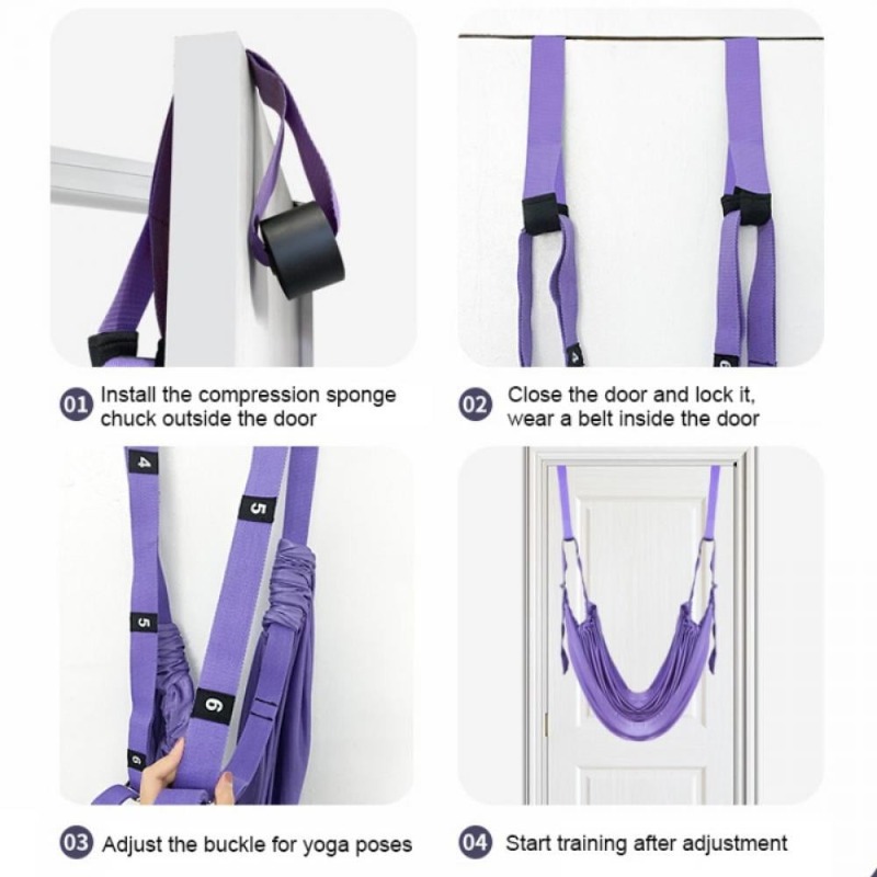 Adjustable Aerial Yoga Hammock - đánh giá và giá Stretch Strap Yoga