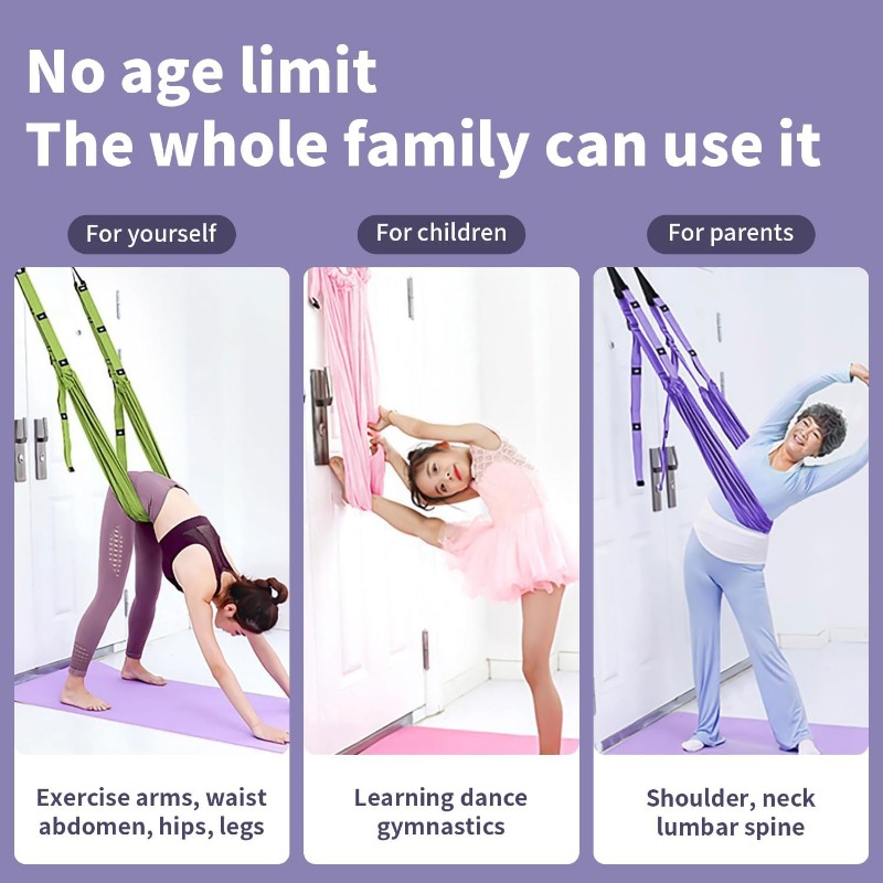 Adjustable Aerial Yoga Hammock - đánh giá và giá Stretch Strap Yoga