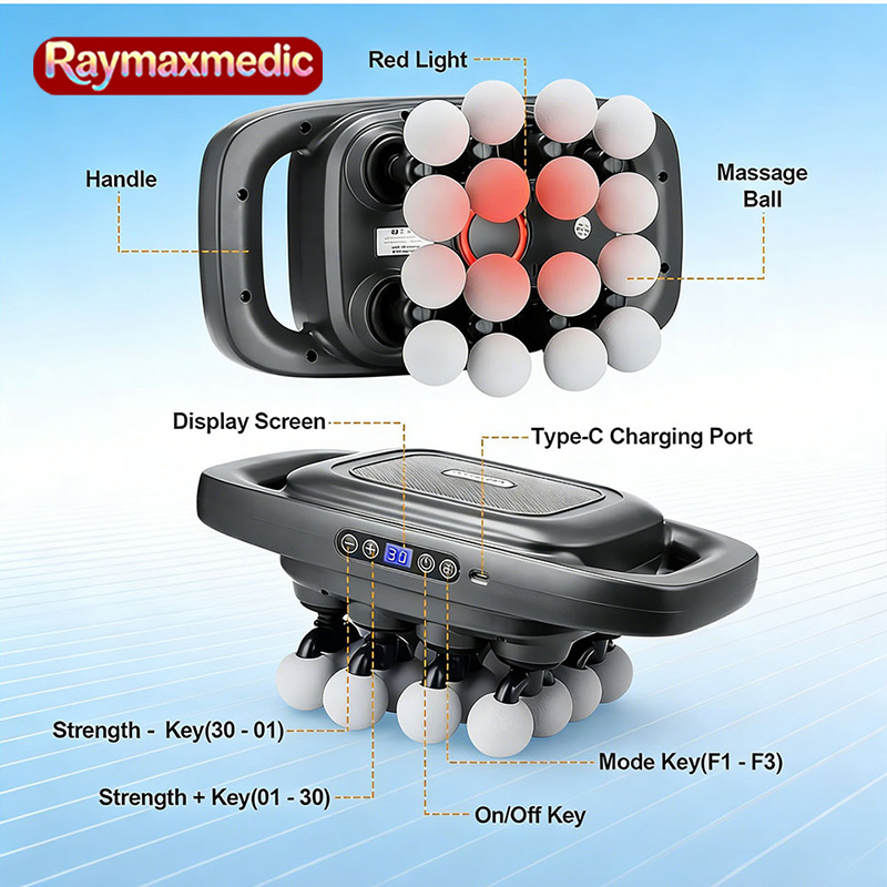 Customizable 16-Head Fascia Gu - đánh giá và giá Vibration Massage Gun