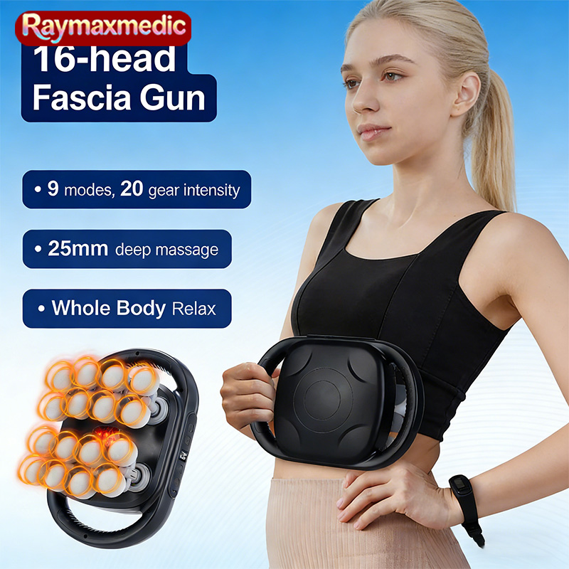 Customizable 16-Head Fascia Gu - đánh giá và giá Vibration Massage Gun