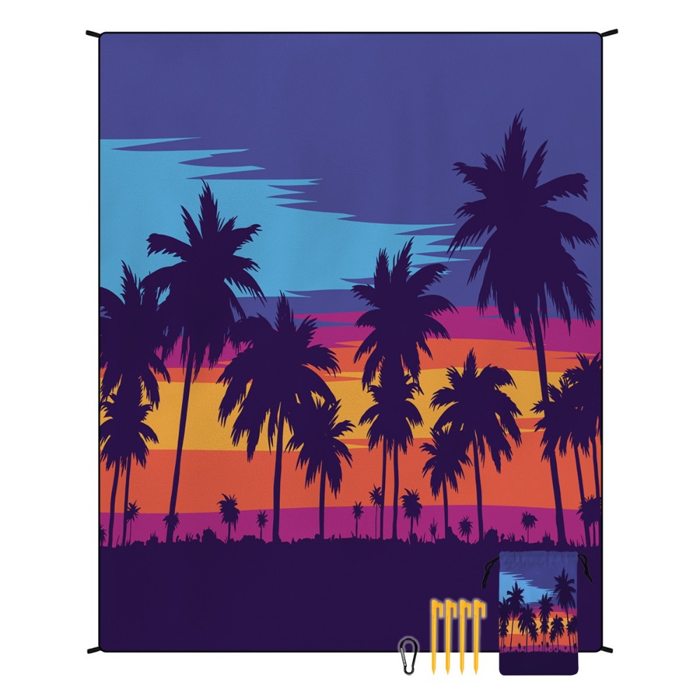 Palm Tree Beach Towel 71x86.6i - đánh giá và giá Yoga Mat For Fitness